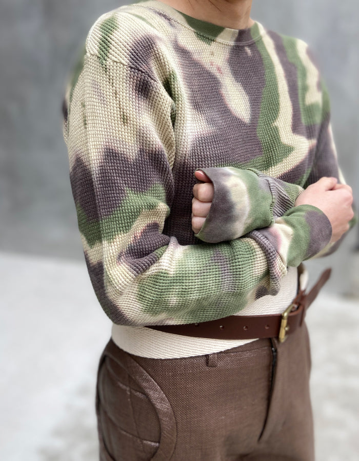FUMIKA_UCHIDA/THERMAL TOP_TIE-DYED CAMO(TIE-DYED CAMO)