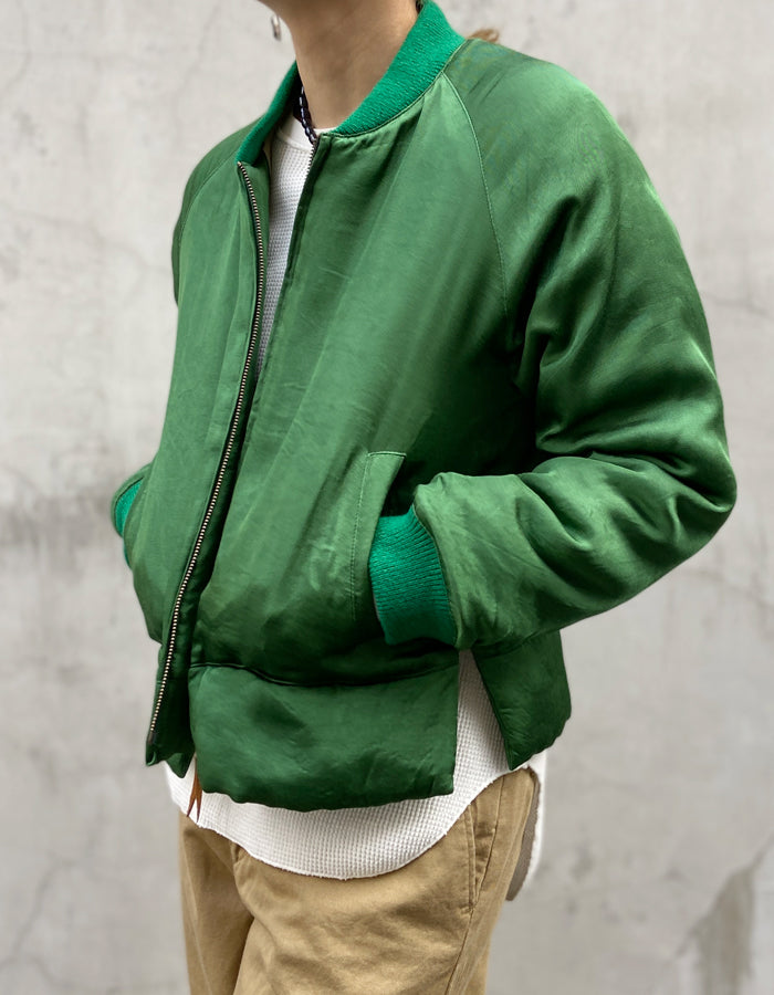 nowos/SOUVENIR JACKET(GREEN)