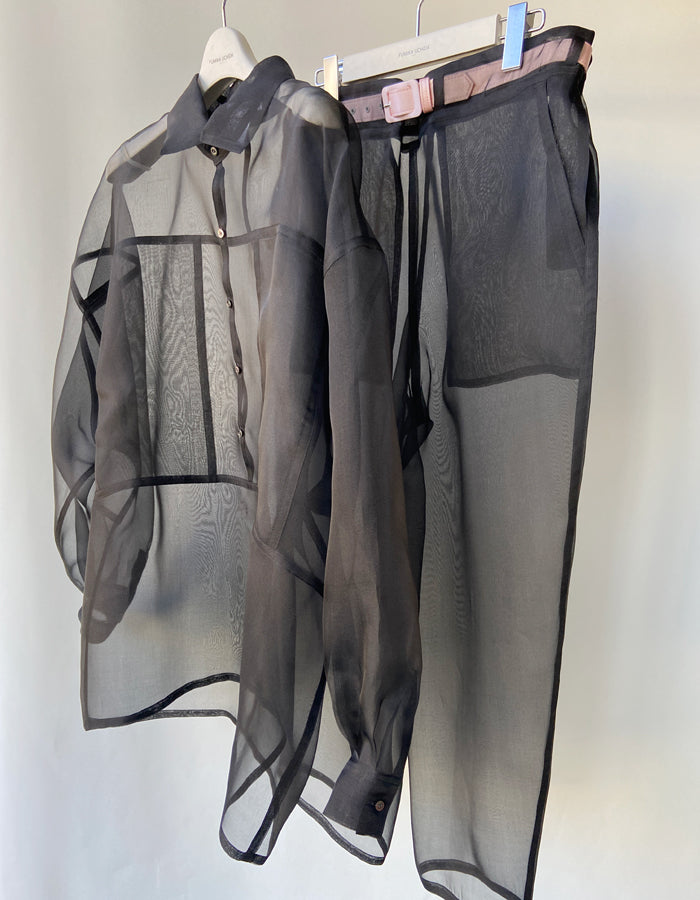 FUMIKA_UCHIDA ORGANZA OVER SHIRT