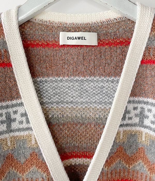 DIGAWEL 21ss Rib Knit Cardigan サイズ1 タグあり