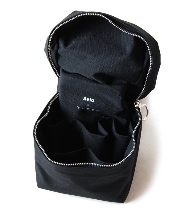 Aeta/Aeta×THREE COSMETIC POUCH S (BLACK)