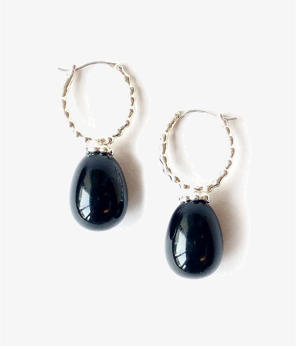 R.ALAGAN ララガン OVAL STONE EARRING | horsemoveis.com.br