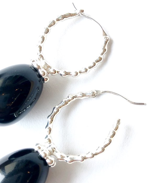 R.ALAGAN ララガン OVAL STONE EARRING | labiela.com