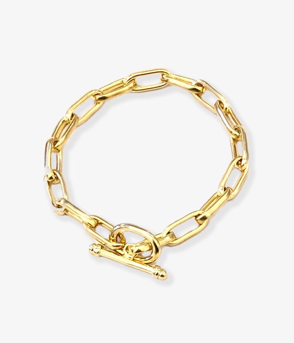 R.ALAGAN/CLASSIC CHAIN BRACELET(GOLD)