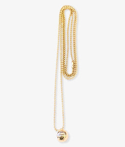 R.ALAGAN/BALL NECKLACE(GOLD)