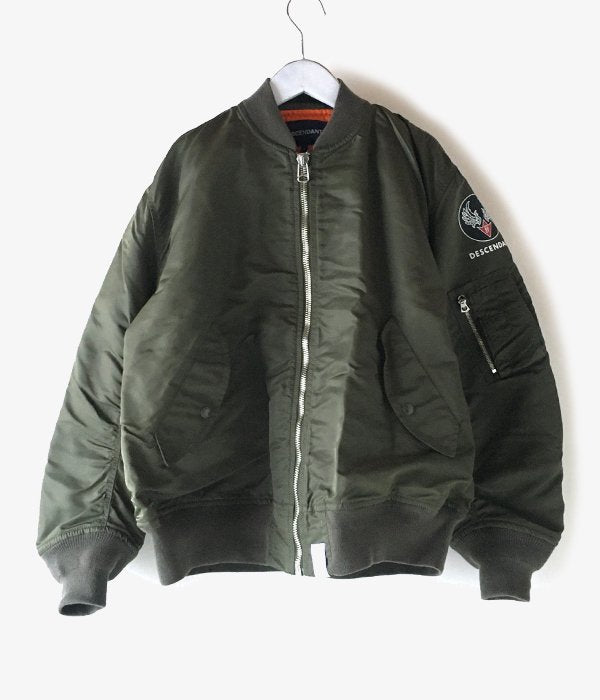 DESCENDANT/D-MA1-M NYLON JACKET (OLIVE DRAB)