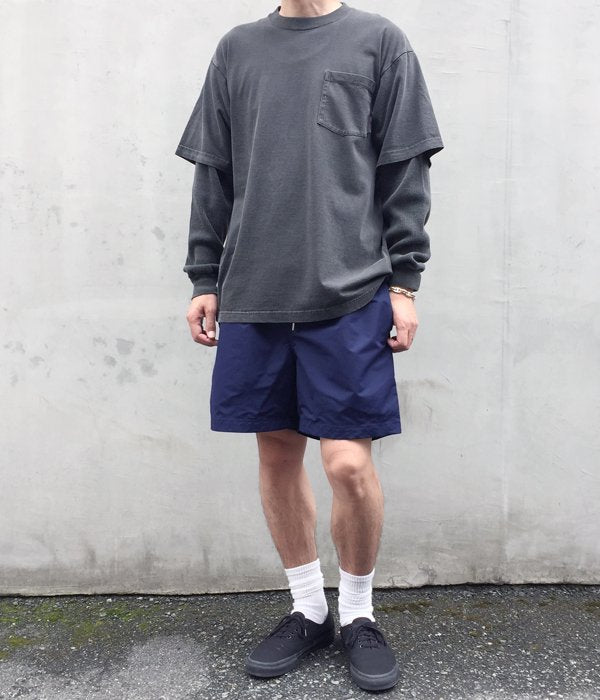 DIGAWEL BAGGY SHORTS minnano NAVY 4 ディガウェル ミンナノ min-nano