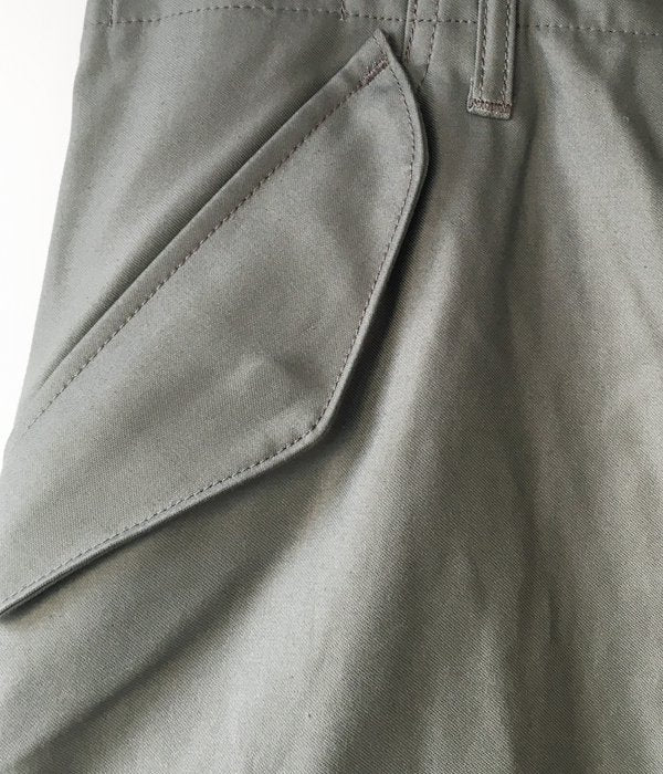 世界の DESCENDANT TROUSERS SATIN D-65M ワークパンツ/カーゴパンツ