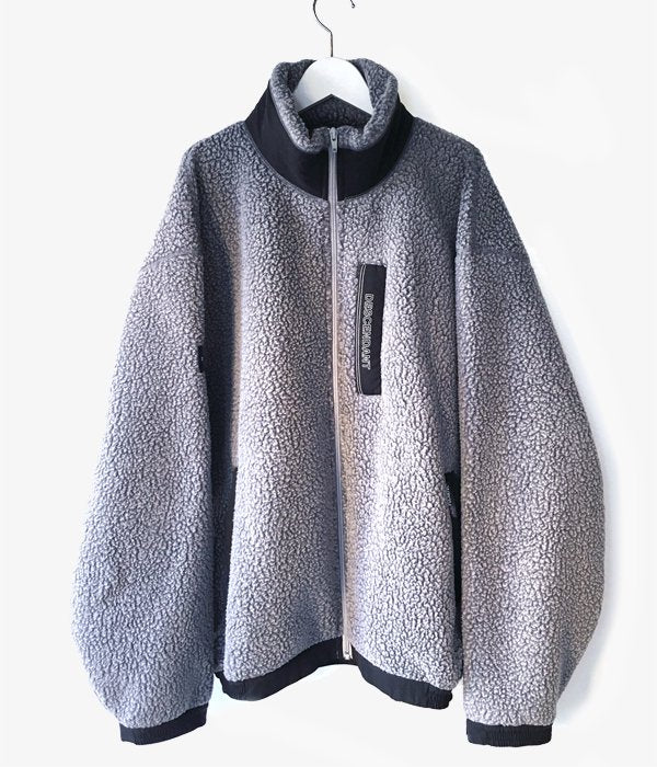 DESCENDANT/BOMBAY FLEECE ZIP CARDIGAN (GRAY)