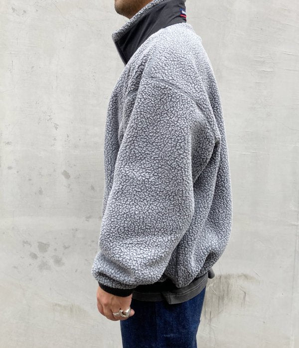 DESCENDANT/BOMBAY FLEECE ZIP CARDIGAN (GRAY)