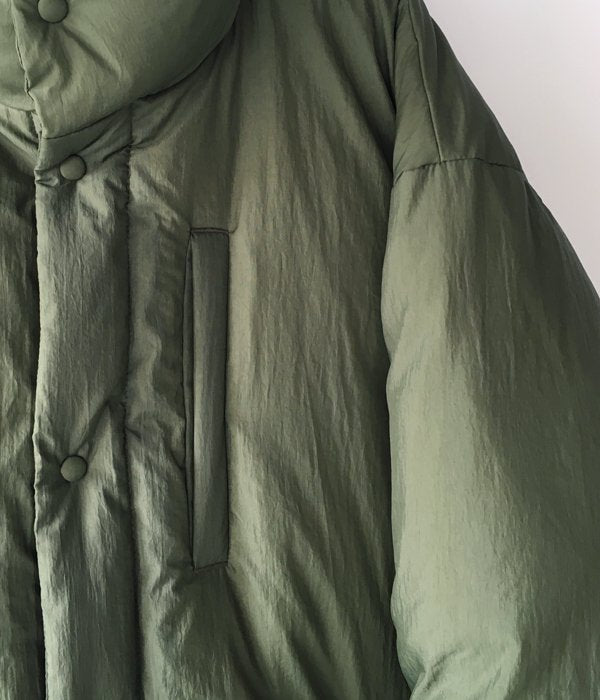 POLYPLOID/STAND COLLAR PUFFER COAT C (KHAKI)