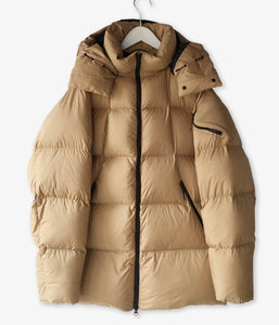 Goldwin Lifestyle/HOODED SPUR DOWN PARKA (BEIGE)