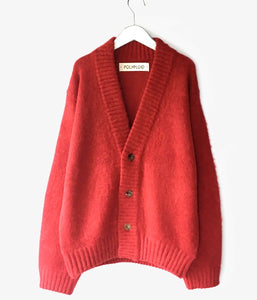 POLYPLOID ポリプロイド 20AW CARDIGAN C 赤 | labiela.com