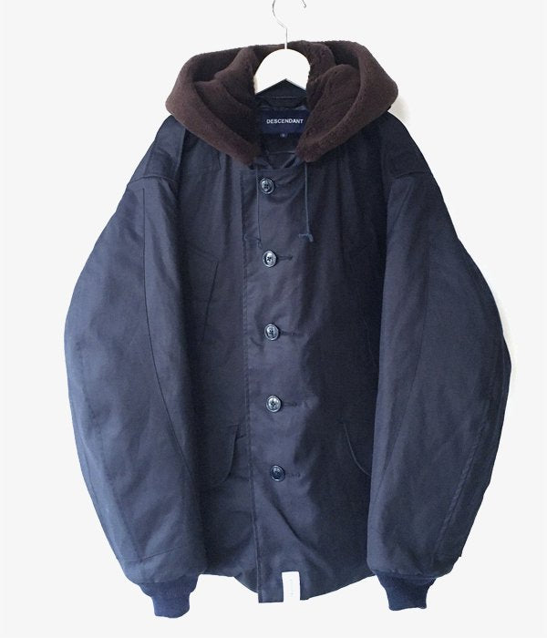 DESCENDANT/D-B9 TWILL JACKET (NAVY)