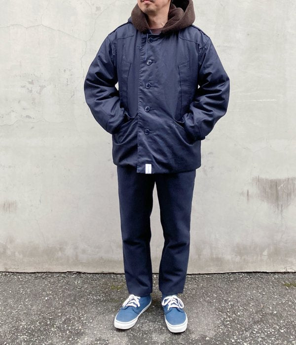 DESCENDANT/D-B9 TWILL JACKET (NAVY)