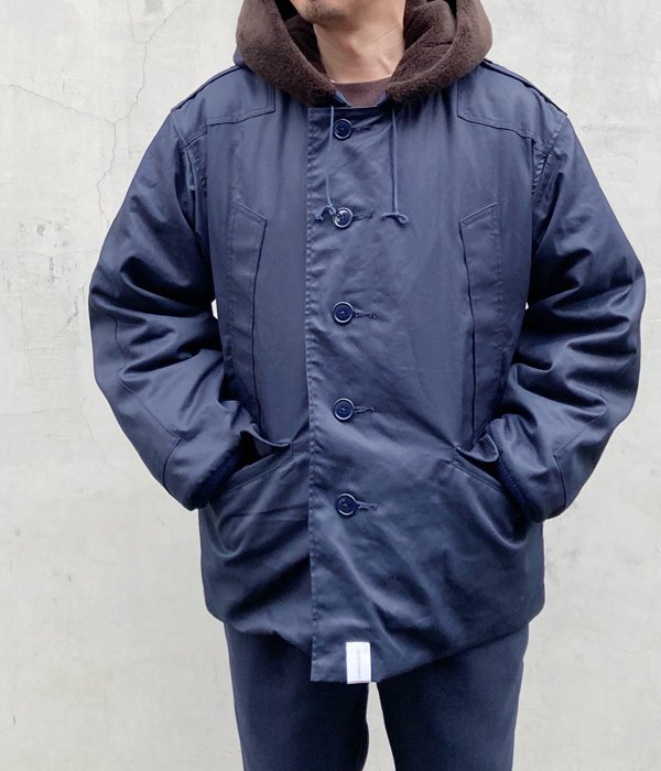 DESCENDANT/D-B9 TWILL JACKET (NAVY)