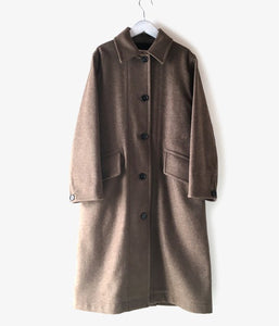 MHL./BASIC WOOL MELTON COAT WOMENS (KHAKI)