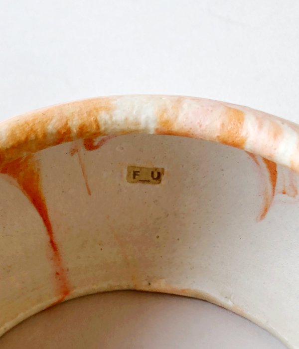 FUMIKA_UCHIDA/CERAMIC MABLE BANGLE(ORANGE)