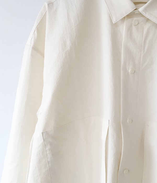 POLYPLOID/SHIRT JACKET C (WHITE)