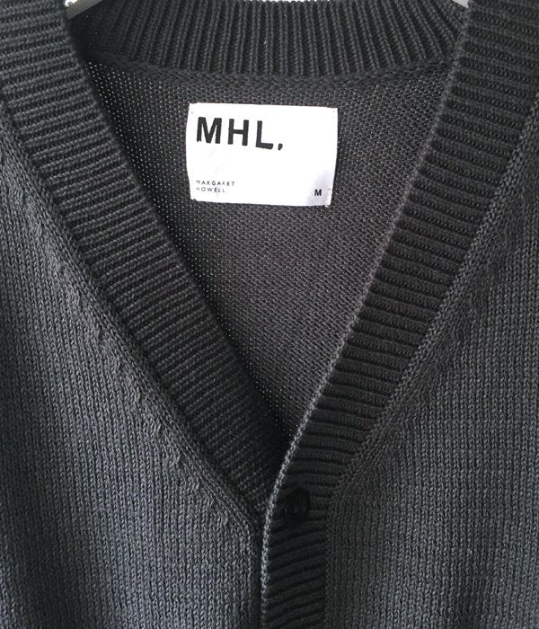 品質満点 MHL. 3B Lサイズ コットンカーディガン カーディガン