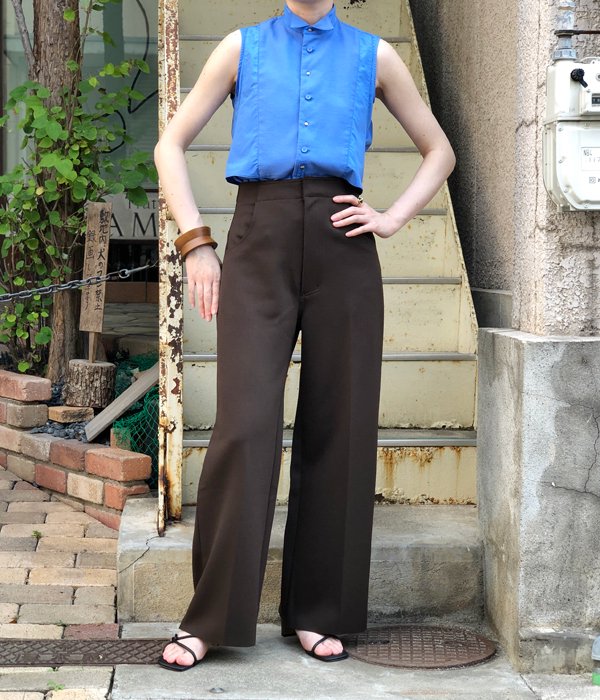 松野屋 キャンバスフラットショルダー PHEENY Amunzen high waist wide