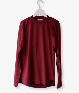 FUMIKA_UCHIDA/SEPARATE LONG-SLEEVE TEE(BURGUNDY)