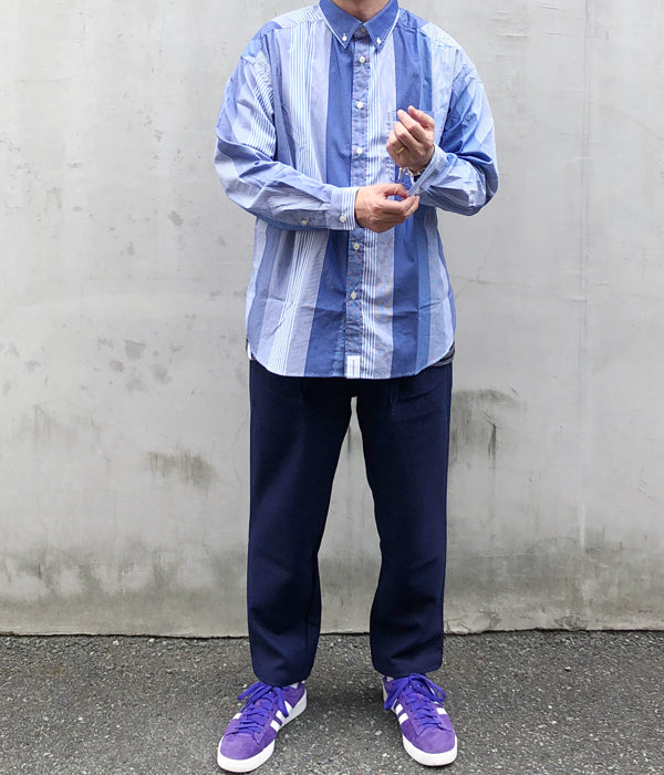 DESCENDANT HYANNIS B.D LS SHIRT ストライプ 堅実な究極の 8384円