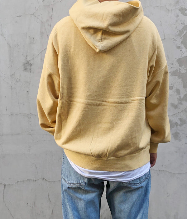 visvim/AMPLUS HOODIE P.O. (UNEVEN DYE) (MUSTARD)