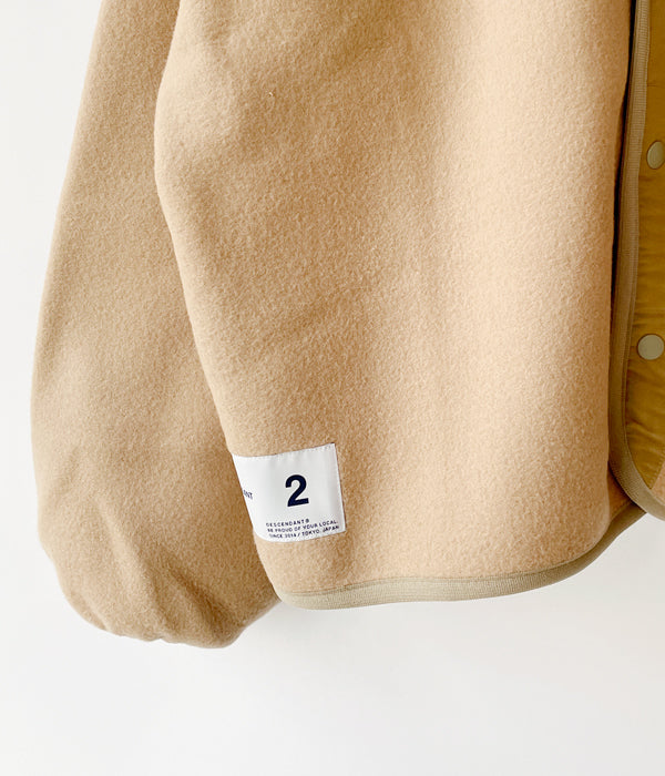 DESCENDANT KNOT FLEECE CARDIGAN BEIGE S 【信頼】 4940円引き zicosur.co