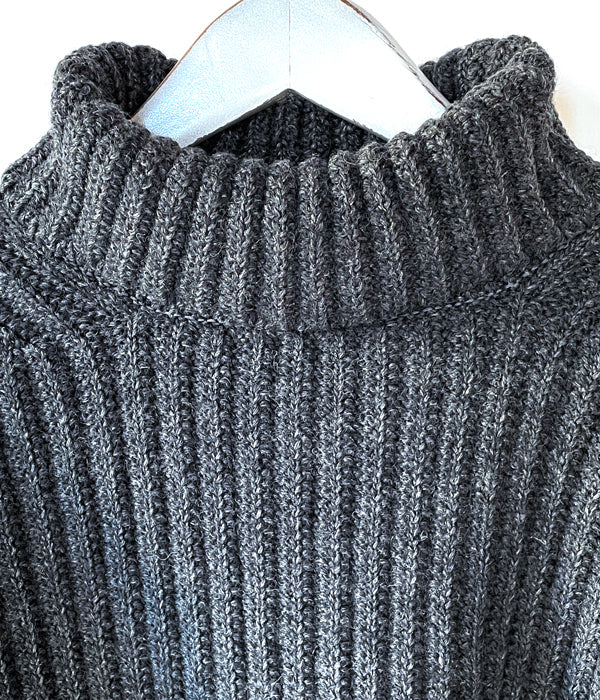 VISVIM AMPULS TURTLENECK KNIT チャコール-