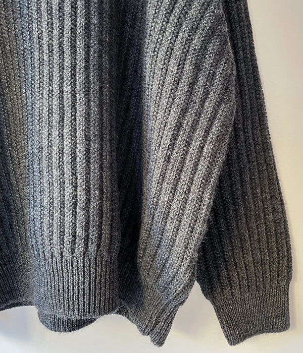 VISVIM AMPULS TURTLENECK KNIT チャコール | sitilzemin.com