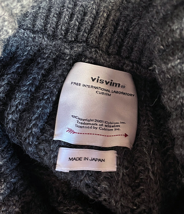 VISVIM AMPULS TURTLENECK KNIT チャコール ニット | endageism.com