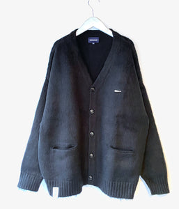 DESCENDANT/NURSE KNIT CARDIGAN (BLACK)