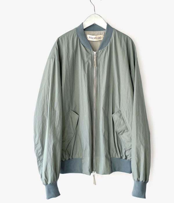 クリアランス セール POLYPLOID/BOMBER JACKET B (BLUE GRAY) - 通販