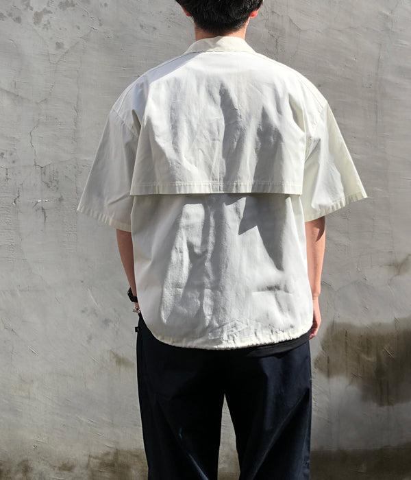 DIGAWEL/COACH S/S SHIRT JACKET (WHITE)