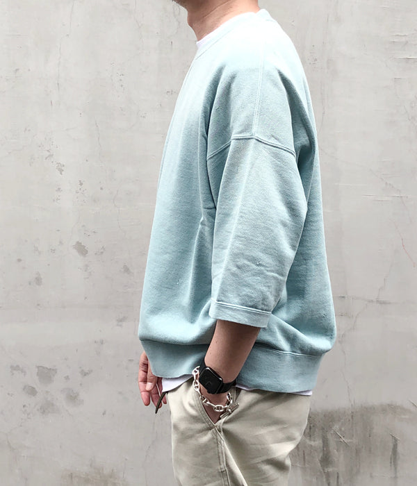 visvim/AMPLUS SWEAT S/S CRASH (L.T BLUE)