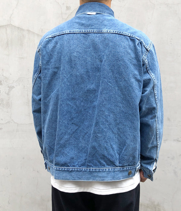 DESCENDANT/TEAR DENIM JACKET (INDIGO)