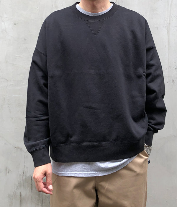 visvim/ULTIMATE AMPLUS SB SWEAT L/S (BLACK)