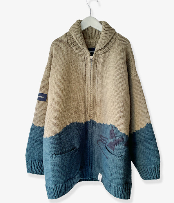 DESCENDANT/SPYHOP COWICHAN SWEATER (GRAY)