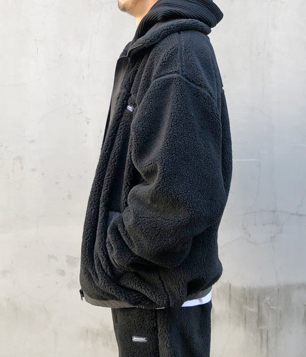 DESCENDANT/MANCHOT FLEECE JACKET (BLACK)