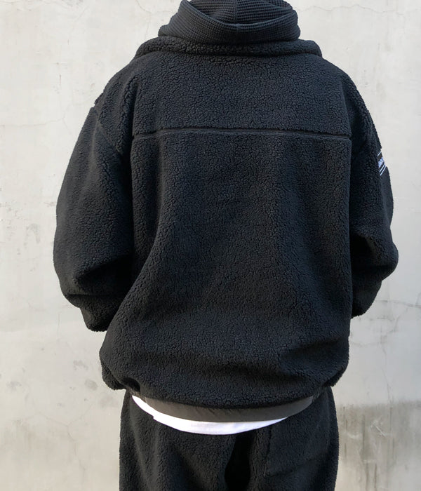 DESCENDANT/MANCHOT FLEECE JACKET (BLACK)