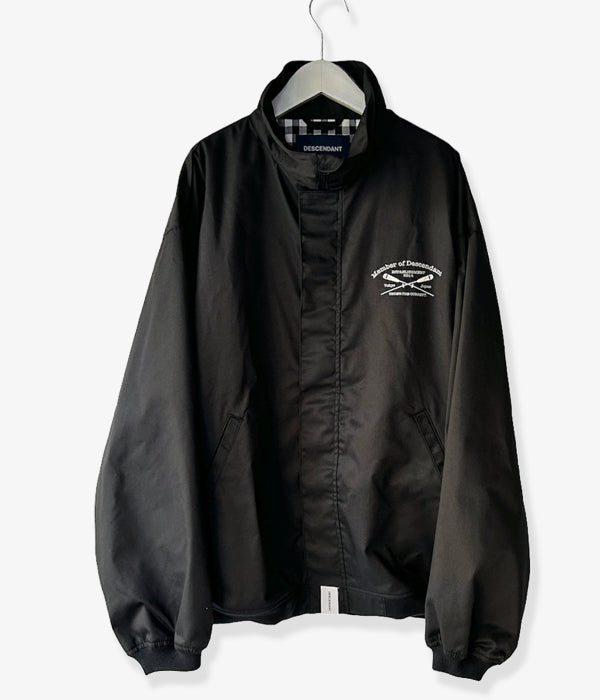 DESCENDANT/SKIPPER TWILL JACKET (BLACK)