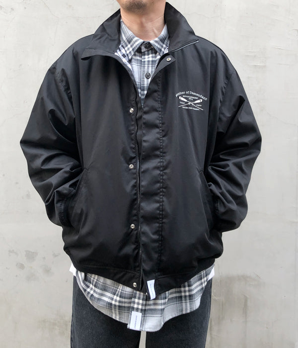 DESCENDANT/SKIPPER TWILL JACKET (BLACK)