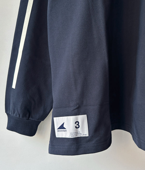 高質 23SS ディセンダント HORIZONTAL POLO LS ポロシャツ 2