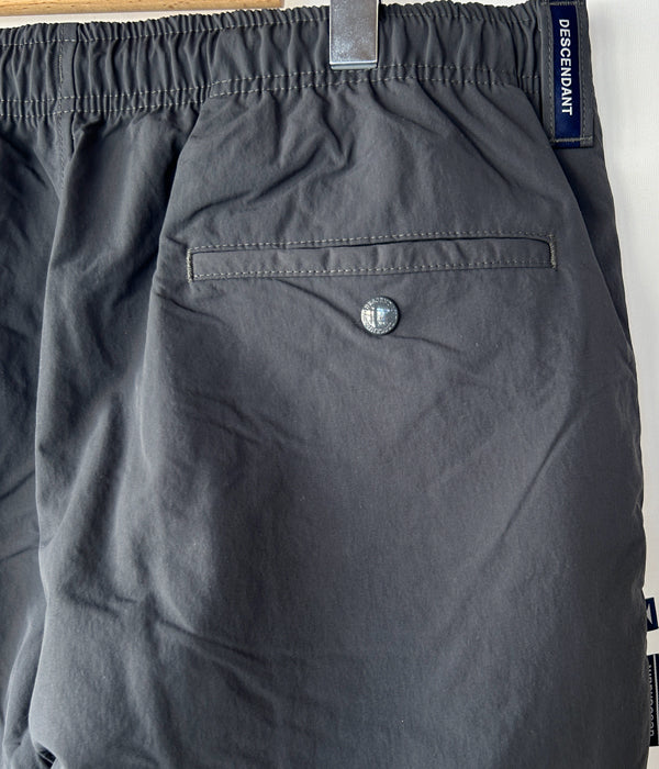 DESCENDANT/WHARF NYLON TROUSERS (CHARCOAL)