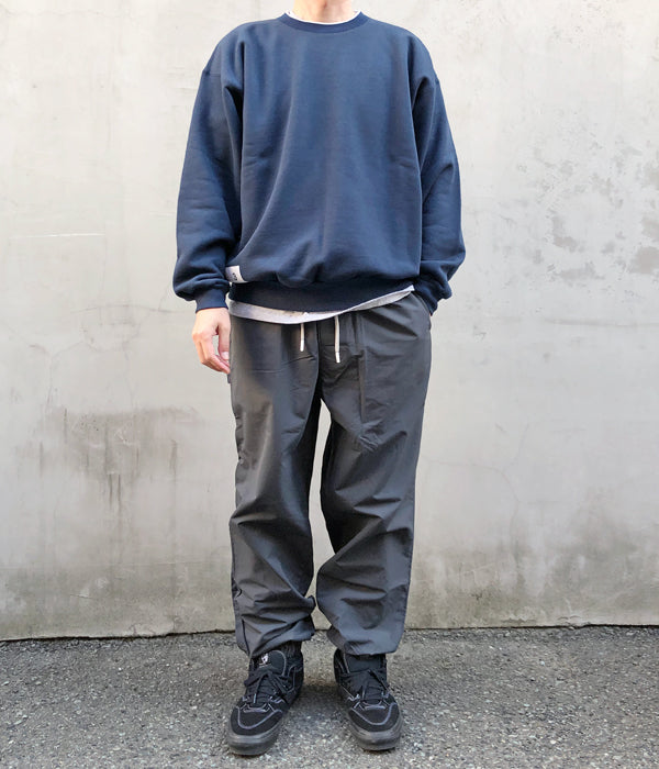 DESCENDANT/WHARF NYLON TROUSERS (CHARCOAL)