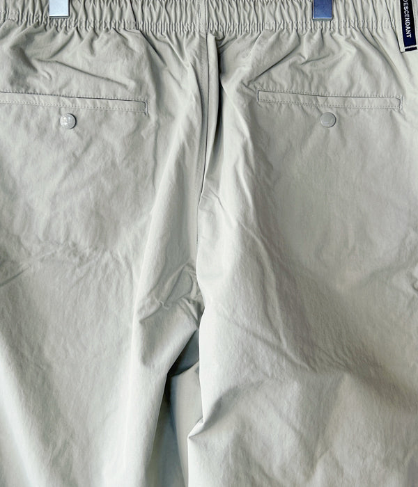 DESCENDANT/WHARF NYLON TROUSERS (GRAY)