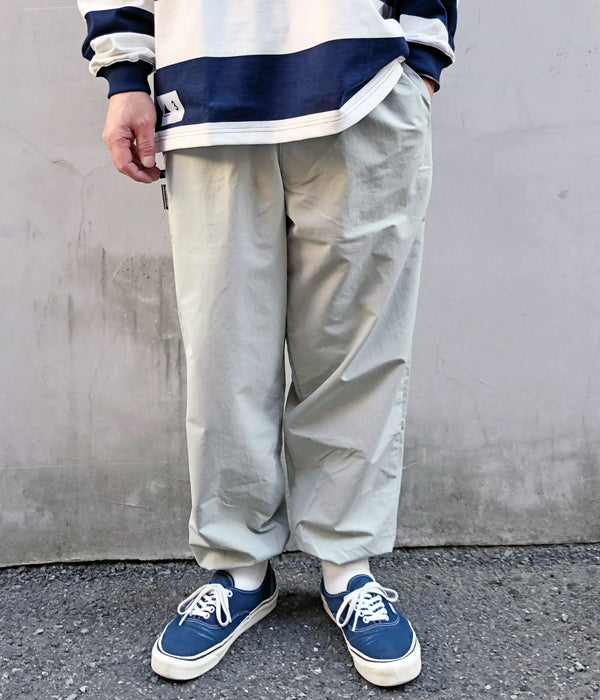 ひし型 DESCENDANT WHARF NYLON TROUSERS\n通常価格28 | www.tegdarco.com