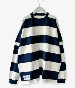 DESCENDANT/HORIZONTAL STRIPE LS (NAVY)