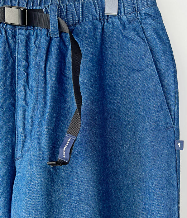 DESCENDANT/CLASP DENIM TROUSERS (INDIGO)